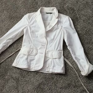 NWT Eddie Bauer 💯% cotton off white  jacket